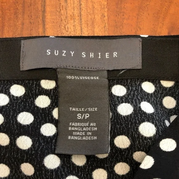 SUZY SHIER Gorgeous Polka Dots Boho  Pattern Cottagecore Summer Maxi Skirt.Small - Picture 5 of 13